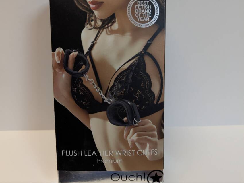 Ouch Plush Leather Wrist Cuffs